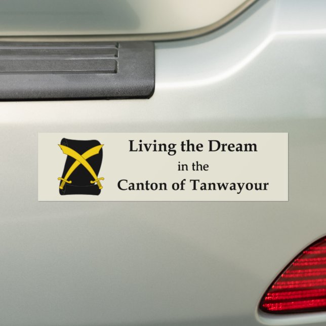 Pegatina Para Coche SCA Tanwayour Bumper Sticker (en coche)