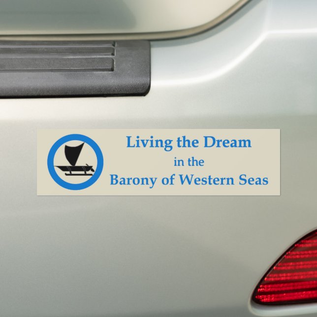 Pegatina Para Coche SCA Western Seas Bumper Sticker (en coche)