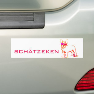 Pegatina Para Coche Schätzeken Bulldog Francés Diversión