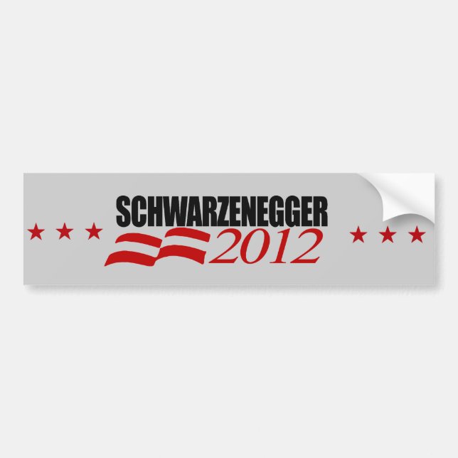 Pegatina Para Coche Schwarzenegger (Frente)