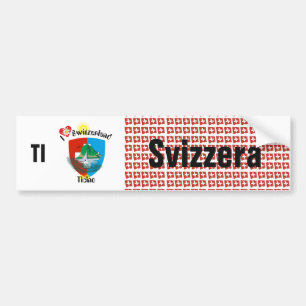 Pegatina Para Coche Schweiz Svizzera Suisse Tessin Aufkleber