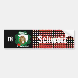 Pegatina Para Coche Schweiz Svizzera Suisse Thurgau Aufkleber