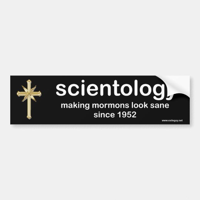 Pegatina Para Coche scientology (Frente)