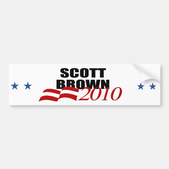 PEGATINA PARA COCHE SCOTT BROWN (Frente)