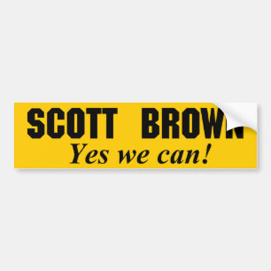 Pegatina Para Coche Scott Brown - podemos sí