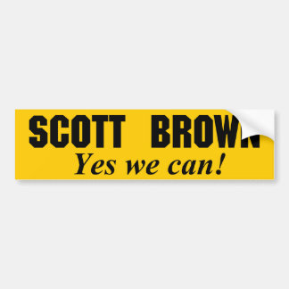 Pegatina Para Coche Scott Brown - podemos sí