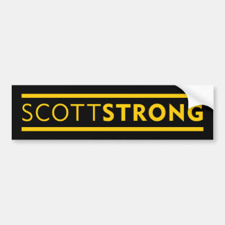 PEGATINA PARA COCHE SCOTTSTRONG BUMPERSTICKER