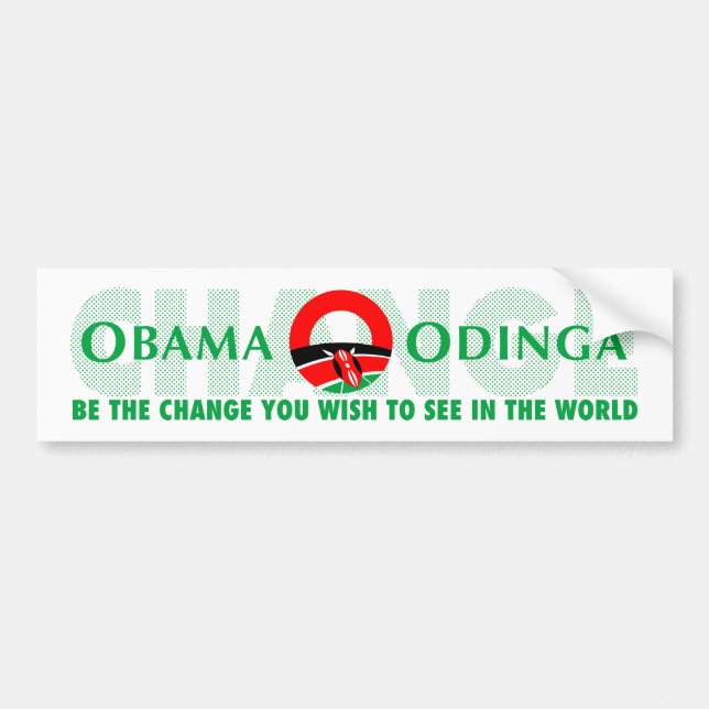 Pegatina Para Coche Sea el cambio (Frente)