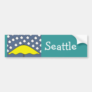 PEGATINA PARA COCHE SEATTLE