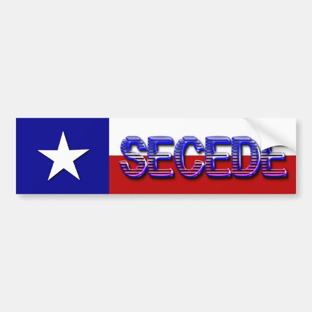 PEGATINA PARA COCHE ¡SECEDE! (Frente)
