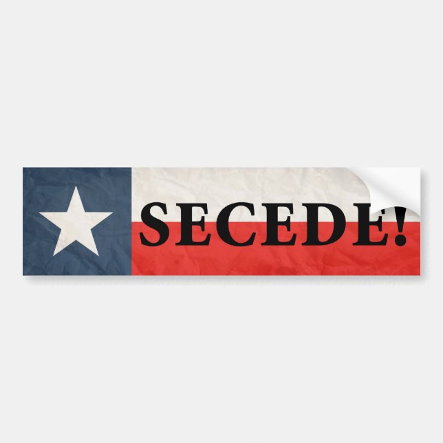 Pegatina Para Coche ¡Secede! (Frente)