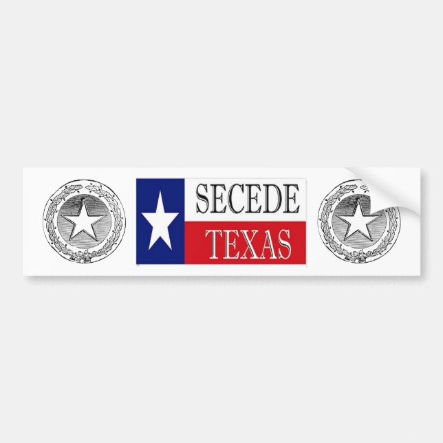 Pegatina Para Coche Secede Tejas 2 (Frente)