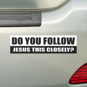 Pegatina Para Coche ¿Seguís esto de cerca a Jesús?