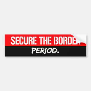 Pegatina Para Coche Seguridad de la frontera - Periodo - Conservador -