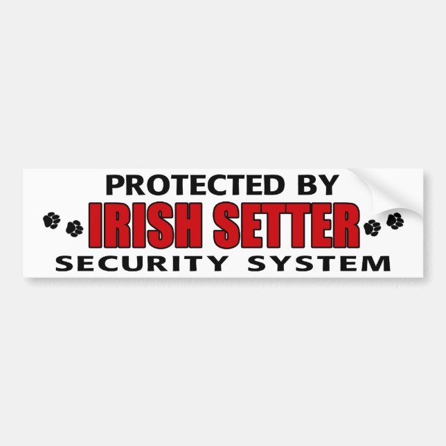 Pegatina Para Coche Seguridad irlandesa (Frente)