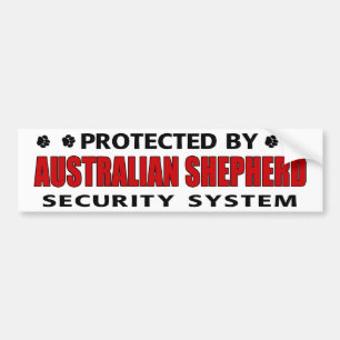 Pegatina Para Coche Seguridad Pastora Australiana