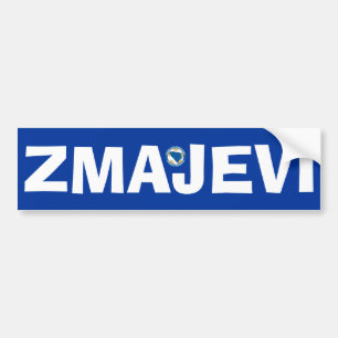 Pegatina Para Coche Selección Nacional de Fútbol de Bosnia "Zmajevi"