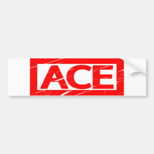 Pegatina Para Coche Sello Ace