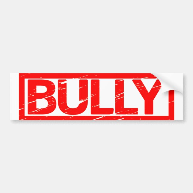 Pegatina Para Coche Sello Bully (Frente)
