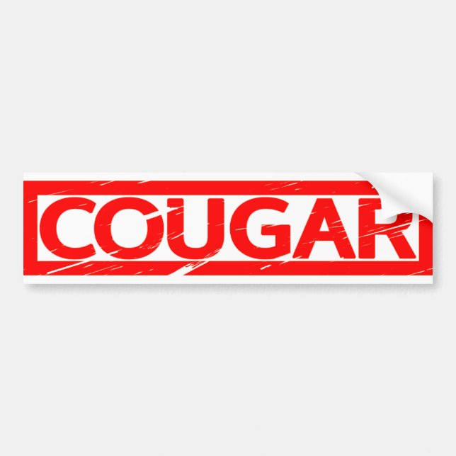 Pegatina Para Coche Sello Cougar (Frente)