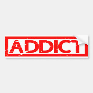 Pegatina Para Coche Sello de adicción