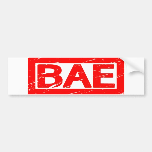 Pegatina Para Coche Sello de Bae (Frente)