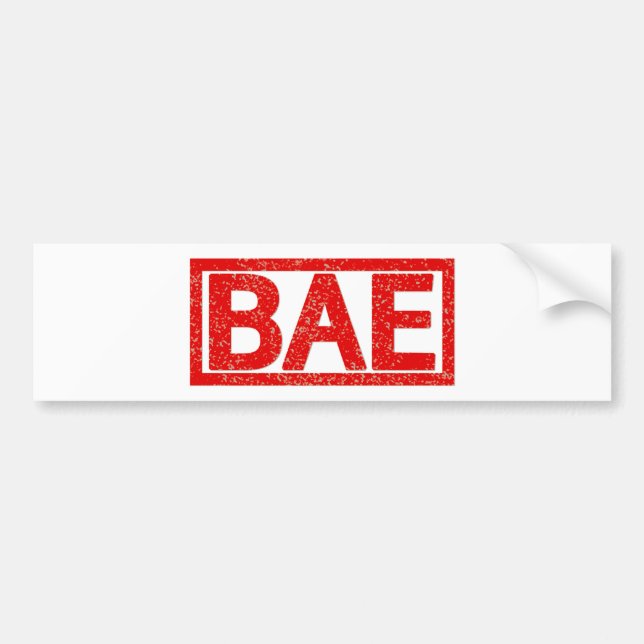 Pegatina Para Coche Sello de Bae (Frente)