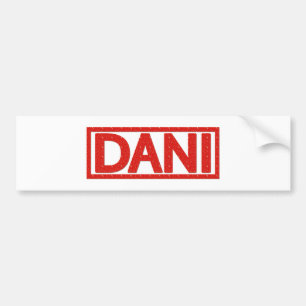Pegatina Para Coche Sello de Dani