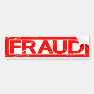 Pegatina Para Coche Sello de fraude