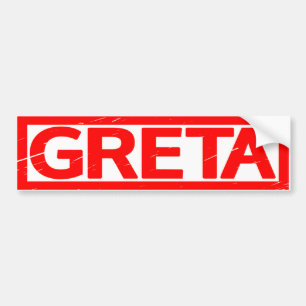 Pegatina Para Coche Sello de Greta