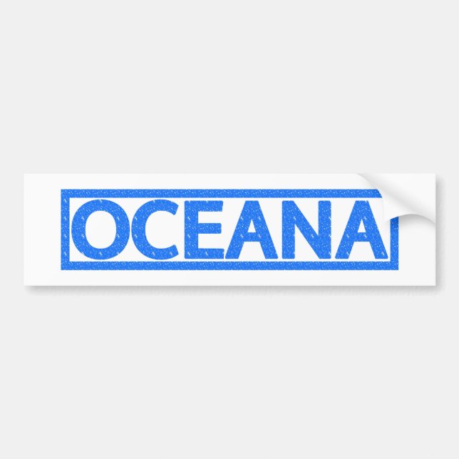 Pegatina Para Coche Sello de Oceana (Frente)