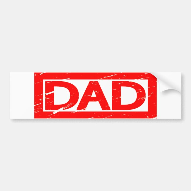 Pegatina Para Coche Sello de papá (Frente)