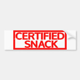 Pegatina Para Coche Sello de refrigerio certificado