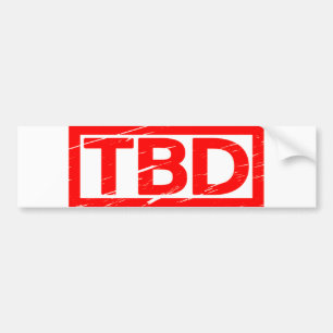 Pegatina Para Coche Sello de TBD