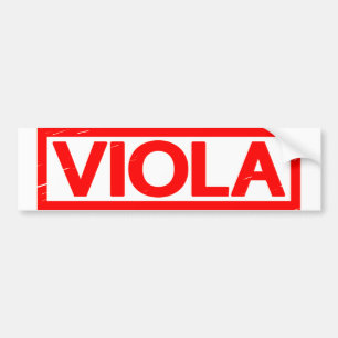 Pegatina Para Coche Sello de Viola