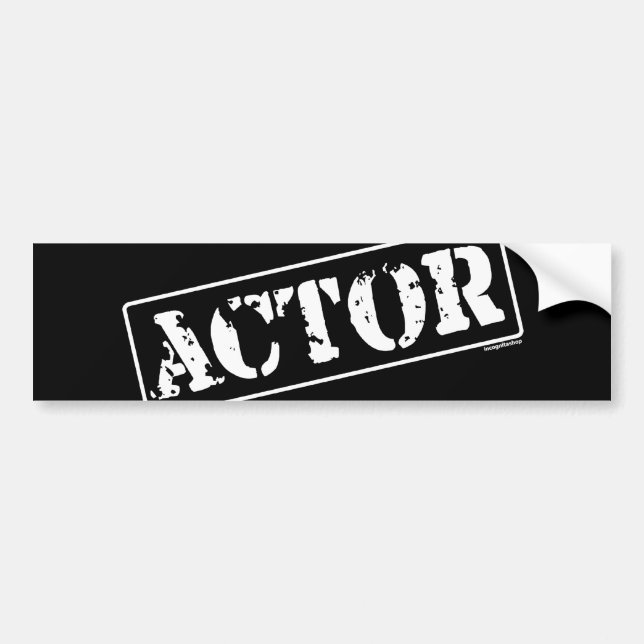 Pegatina Para Coche Sello del actor (Frente)