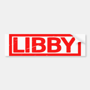 Pegatina Para Coche Sello Libby