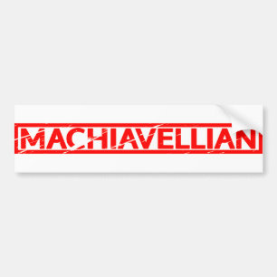 Pegatina Para Coche Sello maquiavélico