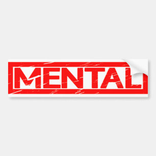 Pegatina Para Coche Sello mental
