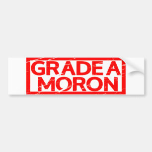 Pegatina Para Coche Sello Moron Grado A