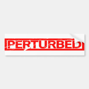 Pegatina Para Coche Sello perturbado