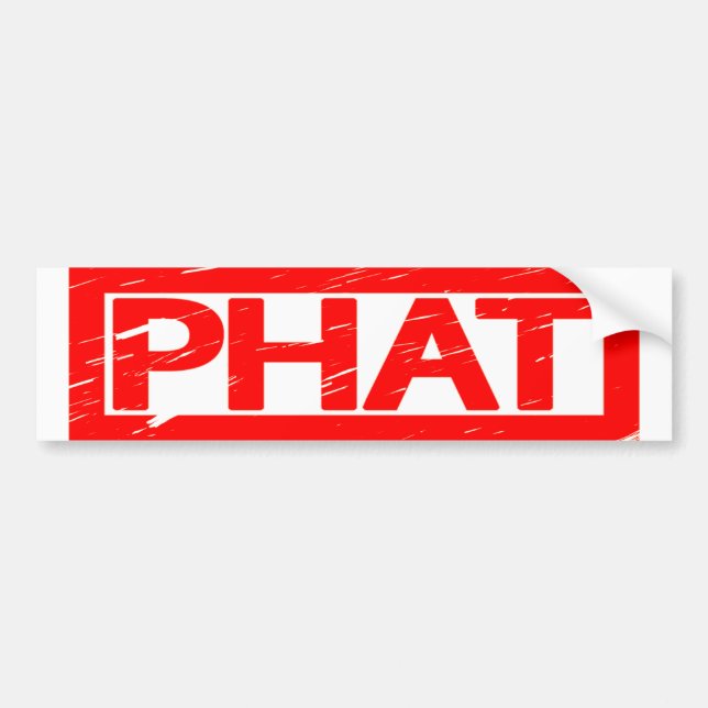 Pegatina Para Coche Sello Phat (Frente)