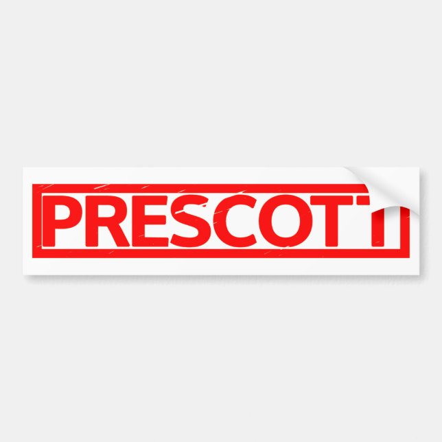 Pegatina Para Coche Sello Prescott (Frente)