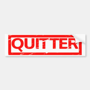 Pegatina Para Coche Sello Quitter