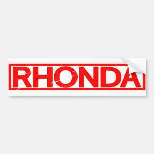 Pegatina Para Coche Sello Rhonda