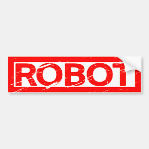 Pegatina Para Coche Sello Robot