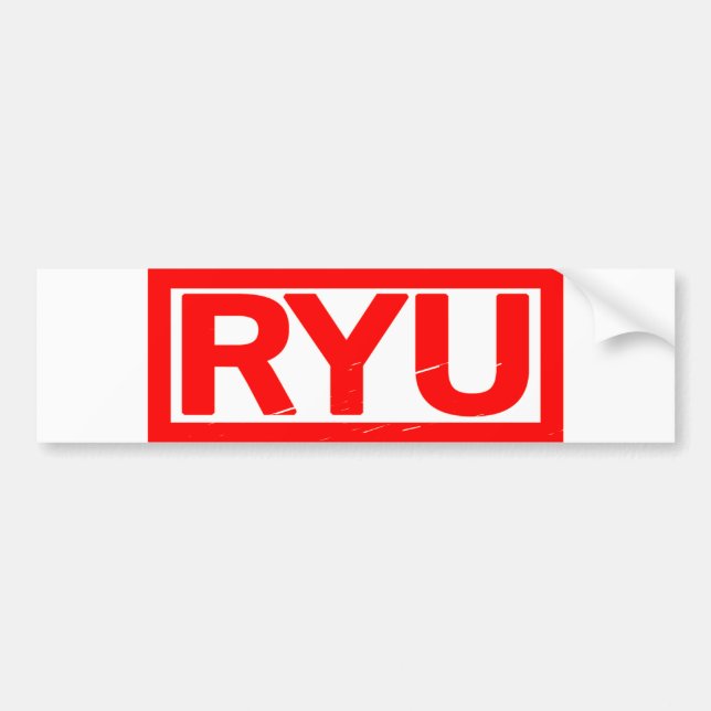 Pegatina Para Coche Sello Ryu (Frente)
