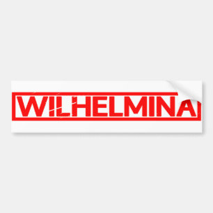 Pegatina Para Coche Sello Wilhelmina