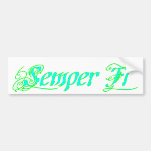 Pegatina Para Coche Semper Fi