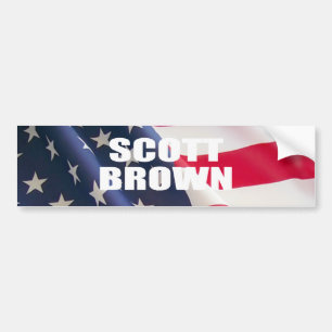 PEGATINA PARA COCHE SENADOR SCOTT BROWN